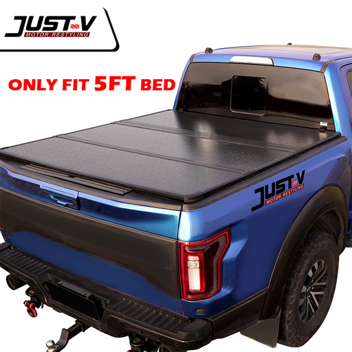 5Ft Hard Tri-Fold Tonneau Cover For Toyota Tacoma 2016-2023 - JustV -