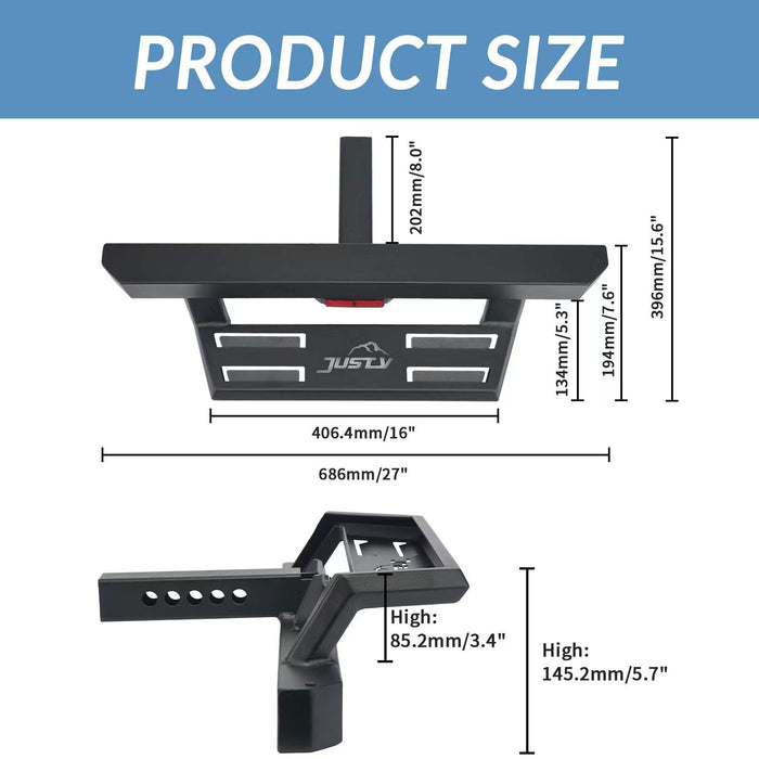 Hitch Step for Pickup Truck Trailer - JustV -