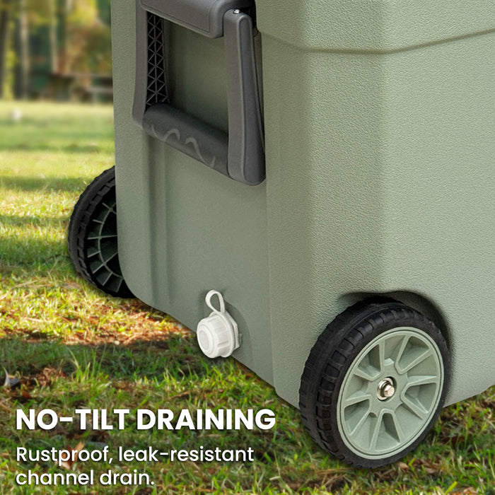45L Ice Chest Box Cooler Insulated Portable - Keeps Ice for up to 5 Day