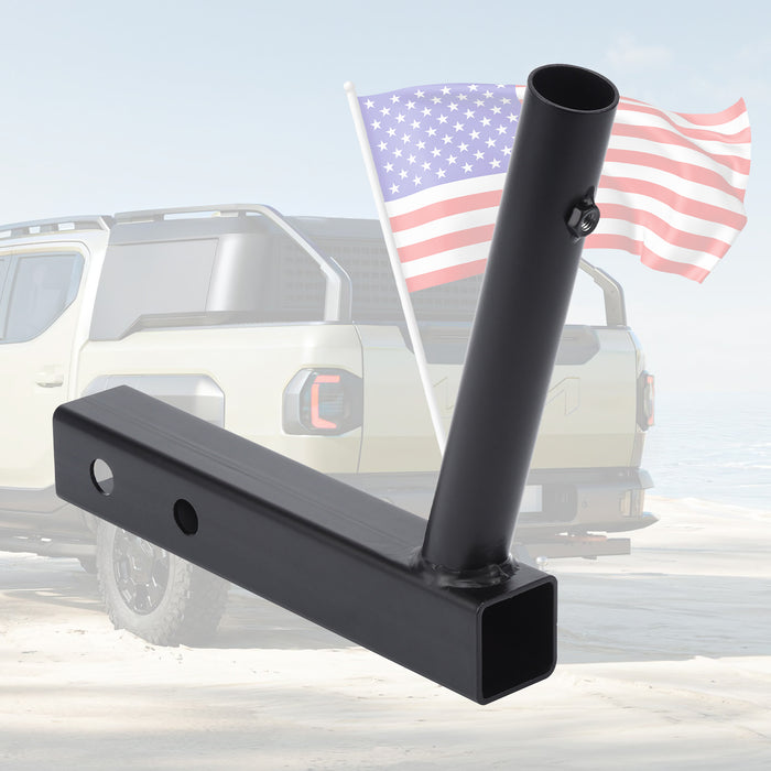 2" Hitch Flag Holder (ONE Flagpole) – Works with Trucks, Jeeps & RVs