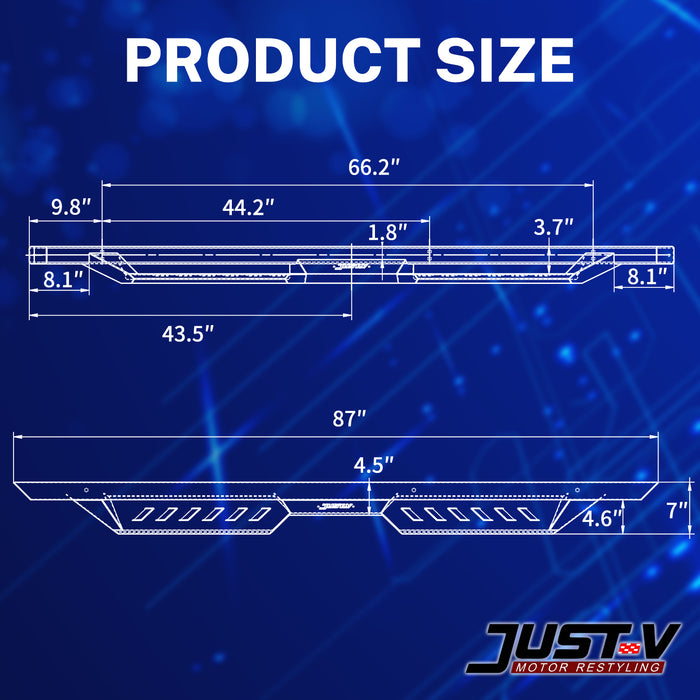 Running Boards for 2022-2025 Toyota Tundra Crewmax Cab