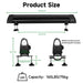 33'' Aluminum Universal Ski Roof Rack - JustV - 