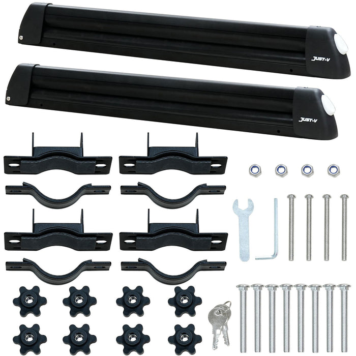 33'' Aluminum Universal Ski Roof Rack - JustV - 