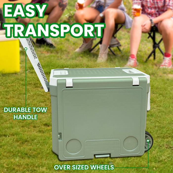 32L Ice Chest Box Cooler Insulated Portable - Keeps Ice for up to 5 Day