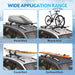 Black Aluminum Roof Rack Cross Bars 48" - JustV - 