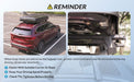 Black Aluminum Roof Rack Cross Bars 48" - JustV - 