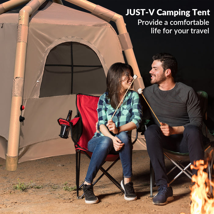 AirVenture Instant Glamping Tent – 3-Person, Waterproof (Pump Included)