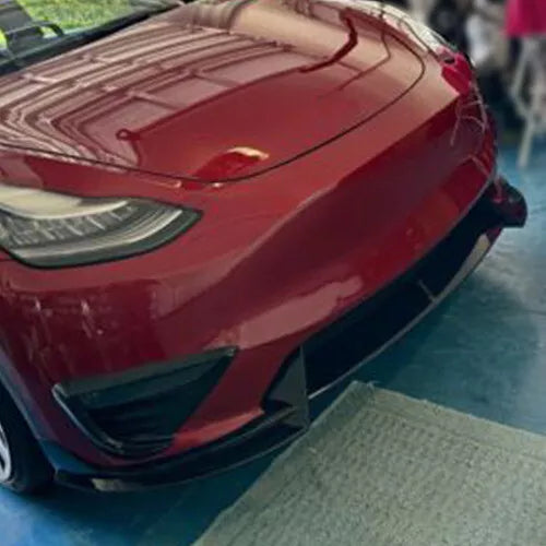 AD Style Front Bumper Lip For Tesla Model Y 2020-2024
