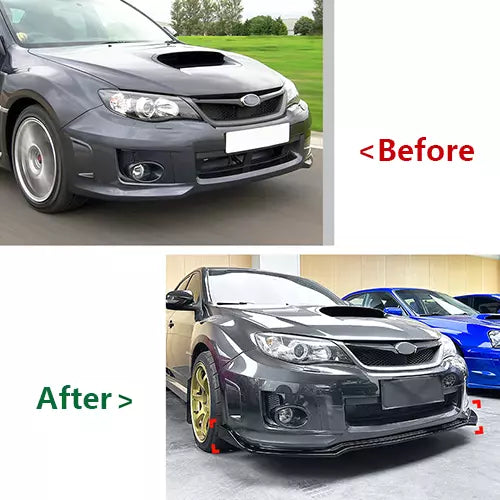 Front Bumper Lip For Subaru WRX STI CS2 2011-2014