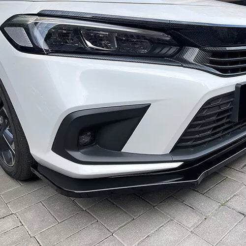 Front Bumper Lip For Honda Civic Hatchback Sedan 2021-2024