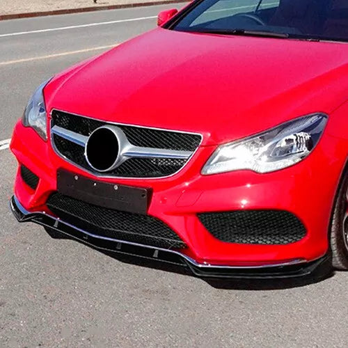 3x Front Bumper Lip For Mercedes Benz E Coupe C207 2013-2016
