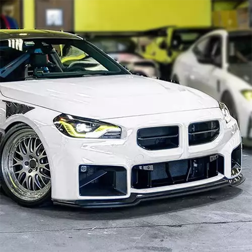 Front Bumper Lip For BMW 2 Series M2 G87 2023-2024