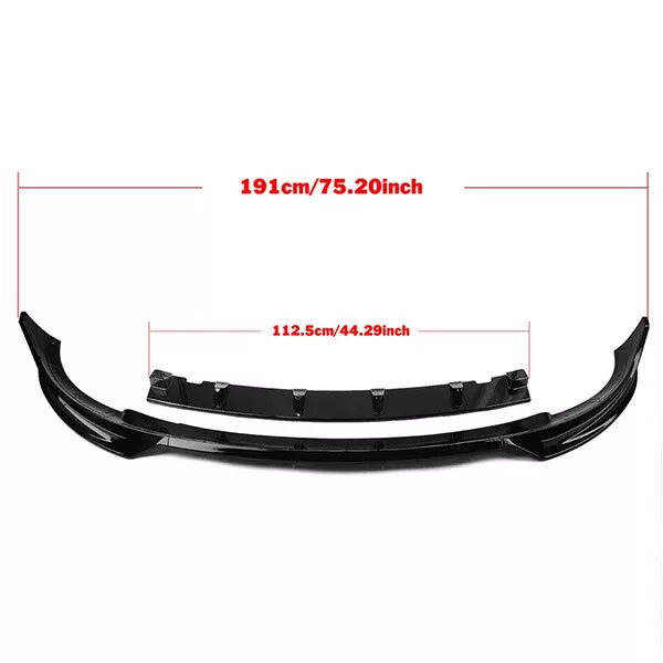 4Pcs Front Bumper Lip For Tesla Model Y 2020-2023