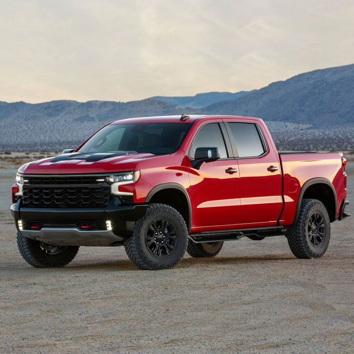 6 Inch Running Boards for Chevy Silverado for GMC Sierra 1500 Crew Cab 2019-2025, 2500HD 3500HD Crew Cab 2020-2024