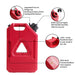 RED Durable 1 GALLON Gas Can - JustV - 