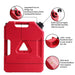 RED Durable 2 GALLON Gas Can - JustV - 