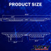 Running Boards for Ford F150 SuperCrew Cab 2015-2024 - JustV - 
