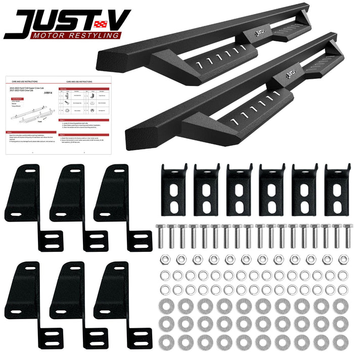 Running Boards for Ford F150 SuperCrew Cab 2015-2024 - JustV - 