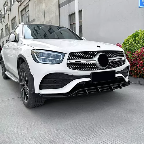 Front Bumper Lip For Benz GLC X253 GLC200 260 2020-2022