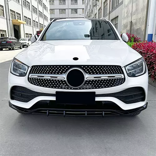 Front Bumper Lip For Benz GLC X253 GLC200 260 2020-2022