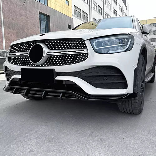 Front Bumper Lip For Benz GLC X253 GLC200 260 2020-2022