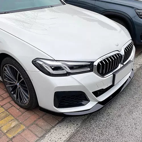 Front Bumper Lip For BMW 5 Series G30 M Sport 530i 2021-2023