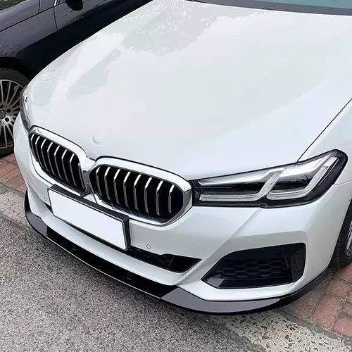 Front Bumper Lip For BMW 5 Series G30 M Sport 530i 2021-2023