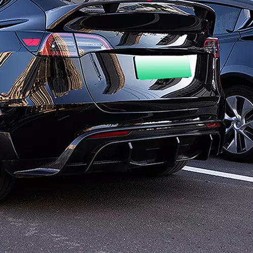 Rear Bumper Lip Diffuser Splitter For Tesla Model Y 2020-2023