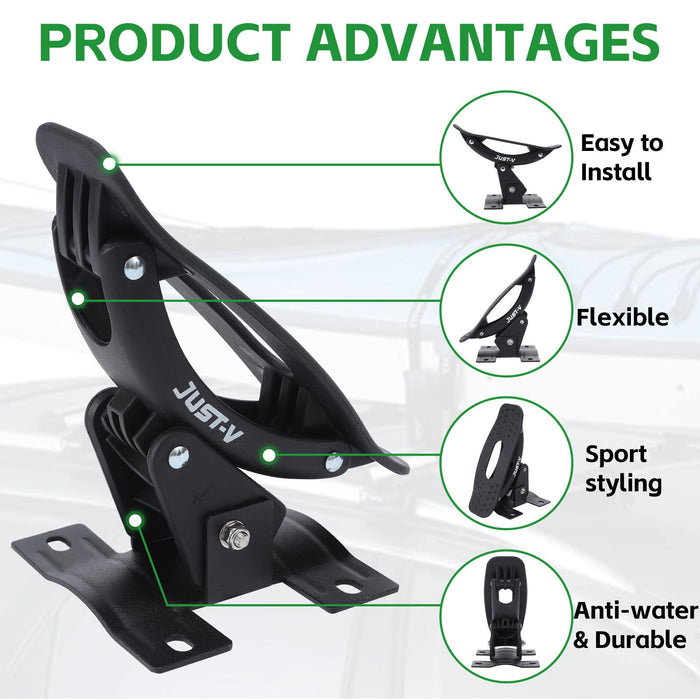 Steel Kayak Saddle Roof Rack - JustV - 