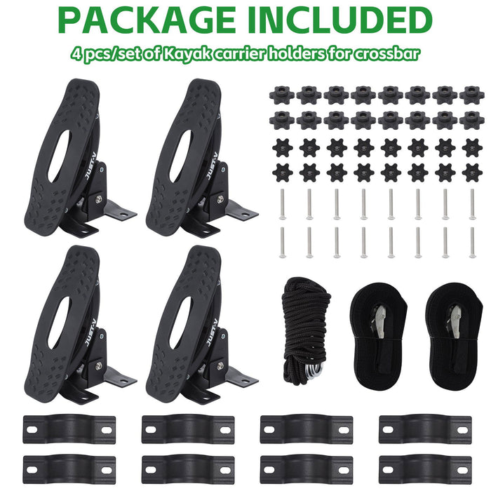 Steel Kayak Saddle Roof Rack - JustV - 