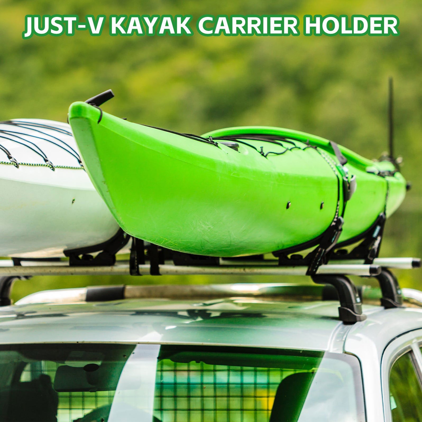 Steel Kayak Saddle Roof Rack | Secure Your Kayak — JustV