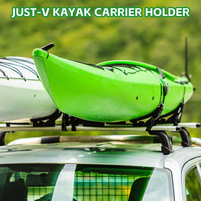 Steel Kayak Saddle Roof Rack - JustV - 